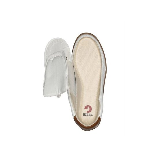 NEW Billy Footwear Men's Adaptive Low Top Zip Top Sneakers White Size 13 M BY591 - Picture 4 of 6